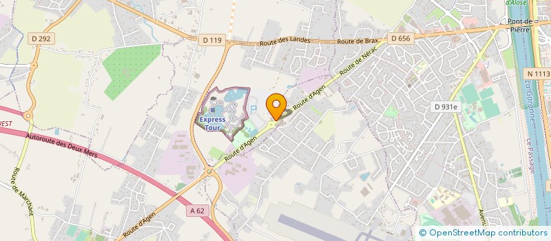 localisation de l'entreprise SAPHIR ENDUIT BORDELAIS  ESTILLAC