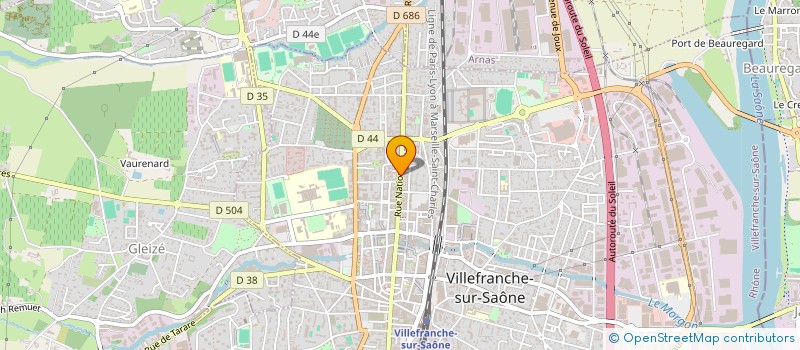 localisation de l'entreprise SAPHIR ET RUBIS DE CHLOE à VILLEFRANCHE-SUR-SAONE