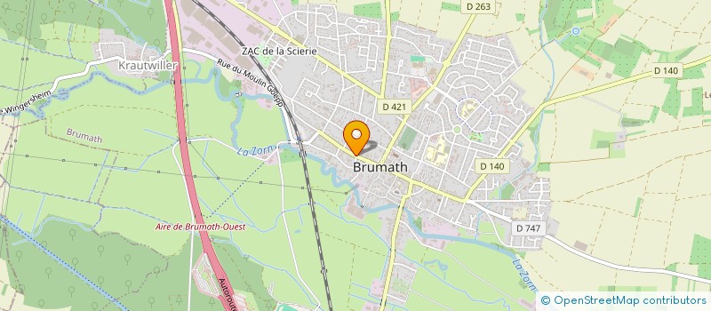 localisation de l'entreprise SAPHIR I  BRUMATH