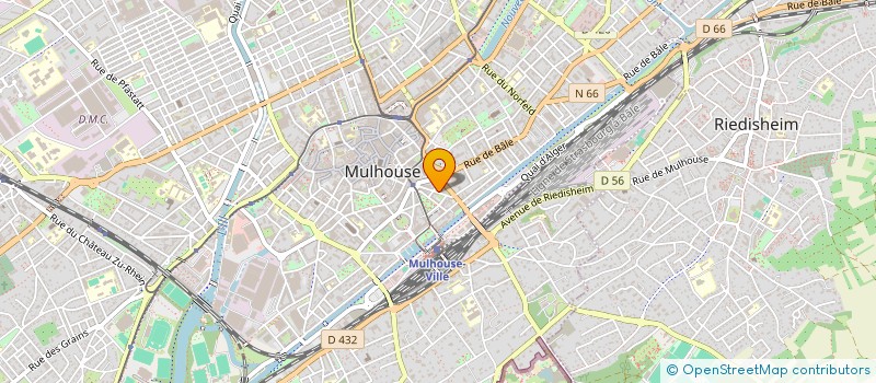 localisation de l'entreprise SAPHIR IMMOBILIER à MULHOUSE