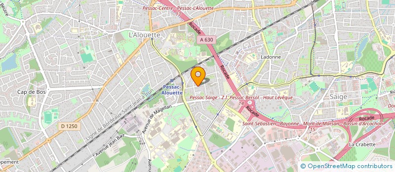 localisation de l'entreprise SAPHIR IMMOBILIER  PESSAC