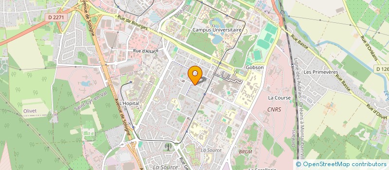 localisation de l'entreprise SAPHIR NETTOYAGE à ORLEANS