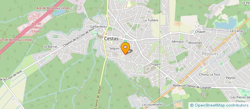 localisation de l'entreprise SAPHIR TRANSPORTS à CESTAS