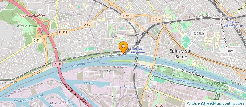 localisation de l'entreprise SAPHIR TRANSPORTS ET DEMENAGEMENT à EPINAY-SUR-SEINE