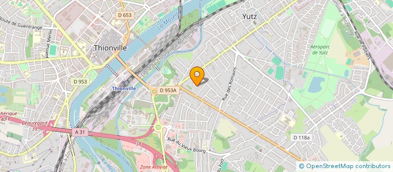 localisation de l'entreprise SAPHIR VALMER  YUTZ