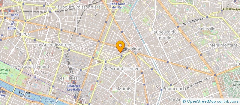 localisation de l'entreprise SAPHIRA à PARIS
