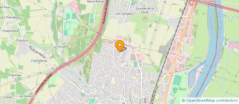 localisation de l'entreprise SAPHIRA à MACON