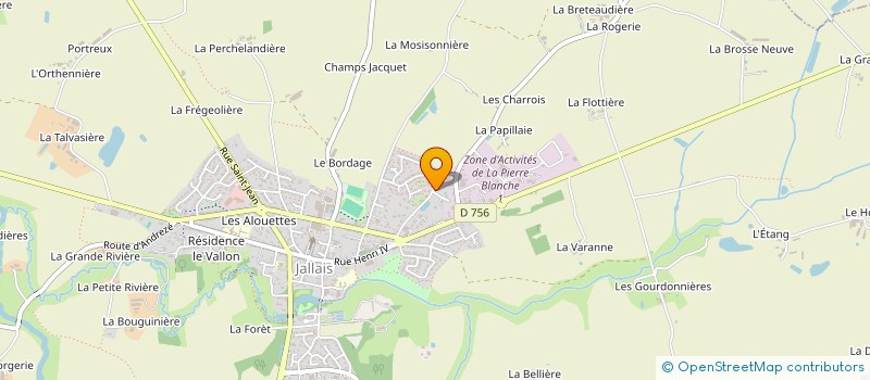 localisation de l'entreprise SAPHIRIS  BEAUPREAU-EN-MAUGES