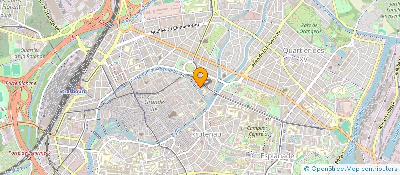 localisation de l'entreprise SAPHO à STRASBOURG