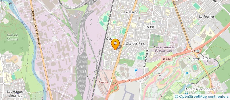 localisation de l'entreprise SAPHYR  LE MANS