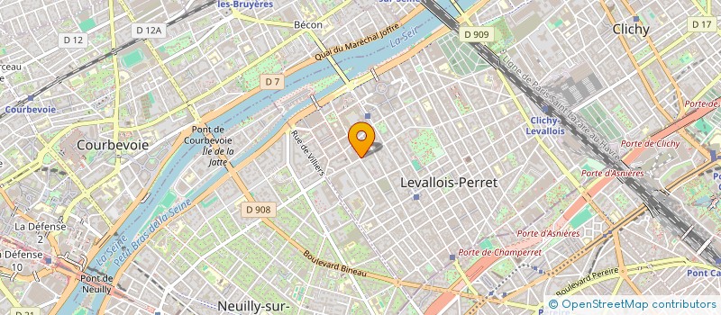 localisation de l'entreprise SAPHYR à LEVALLOIS-PERRET