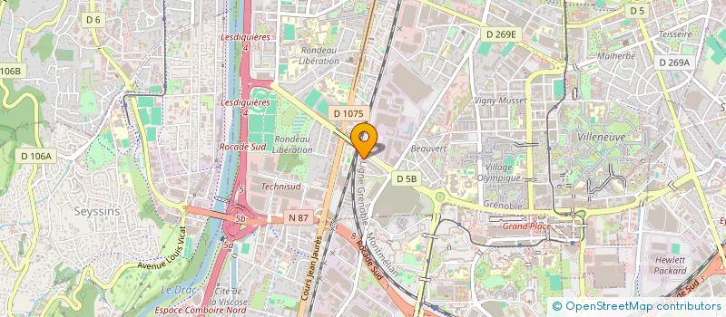 localisation de l'entreprise SAPHYTO FRANCE  GRENOBLE