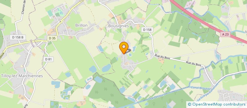 localisation de l'entreprise SAPI à BOUSIGNIES