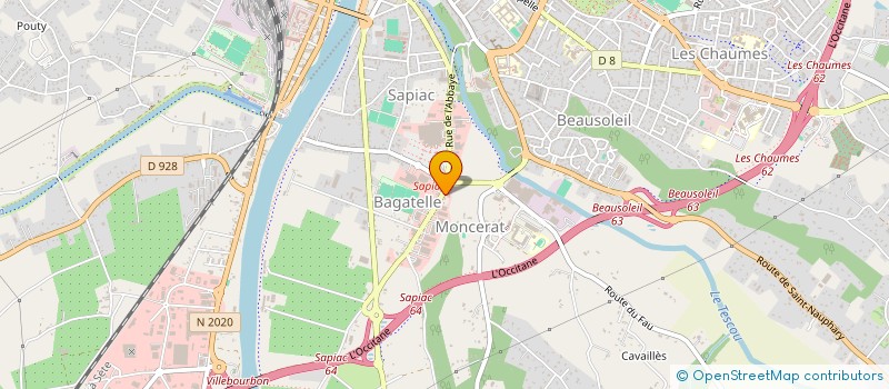 localisation de l'entreprise SAPI à MONTAUBAN