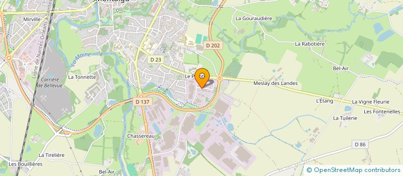 localisation de l'entreprise SAPI à MONTAIGU-VENDEE