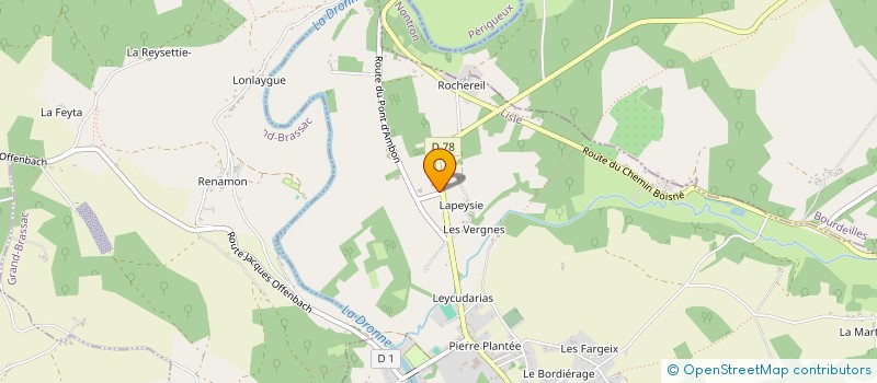 localisation de l'entreprise SAPI  LISLE