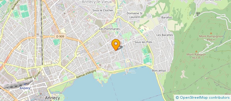 localisation de l'entreprise SAPI à ANNECY