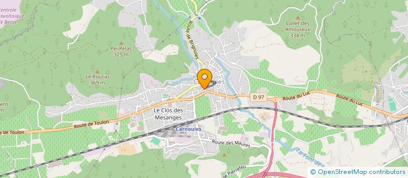 localisation de l'entreprise SAPICLES  CARNOULES