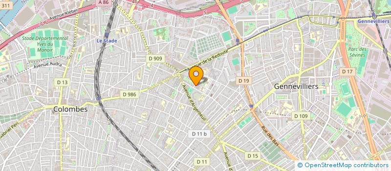 localisation de l'entreprise SAPIDEA à ASNIERES-SUR-SEINE