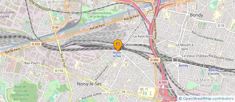 localisation de l'entreprise SAPIDHA SARL à NOISY-LE-SEC