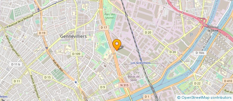 localisation de l'entreprise SAPIDUS CONCEPT à GENNEVILLIERS