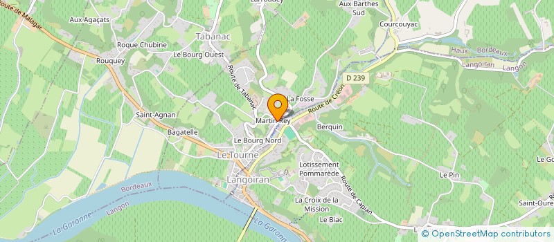 localisation de l'entreprise SAPIENS à LE TOURNE