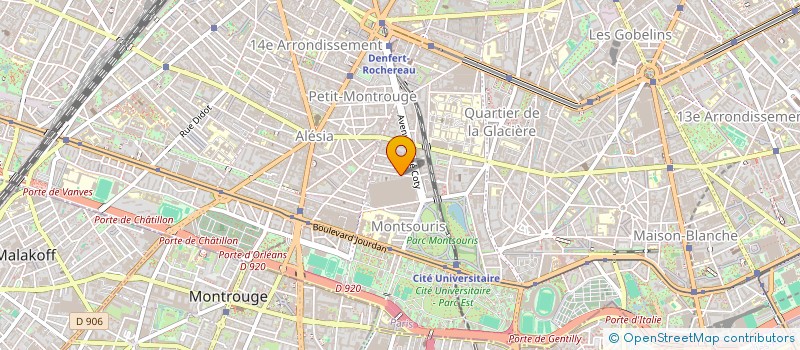 localisation de l'entreprise SAPIENS'ACT  PARIS 14