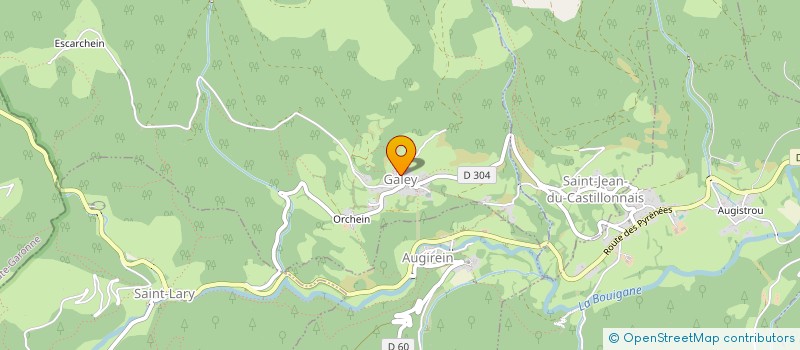 localisation de l'entreprise SAPIENS ARIEGE à GALEY
