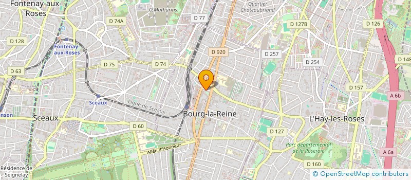 localisation de l'entreprise SAPIENS UNIVERSE à BOURG-LA-REINE