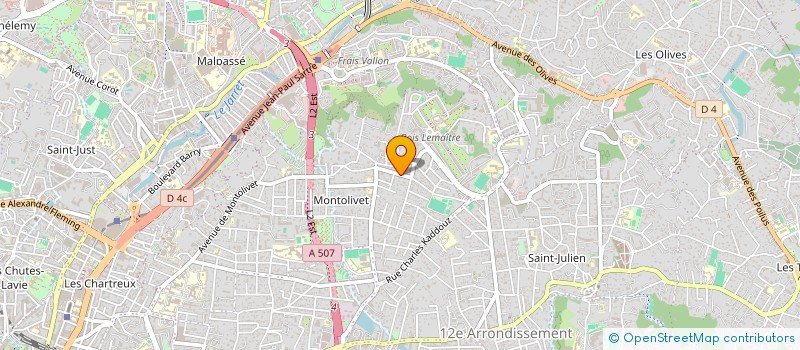 localisation de l'entreprise SAPIENTIA à MARSEILLE