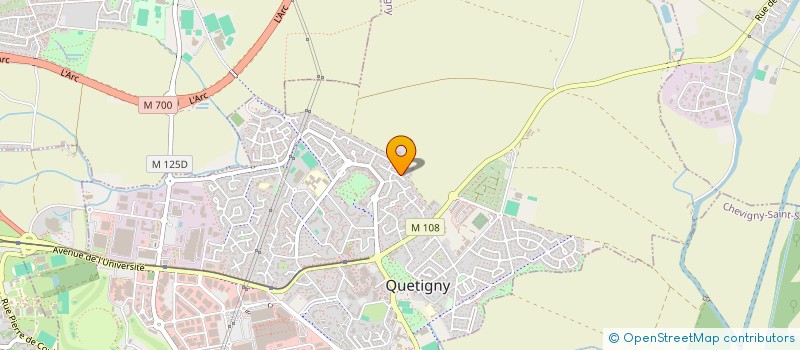 localisation de l'entreprise SAPIN à QUETIGNY
