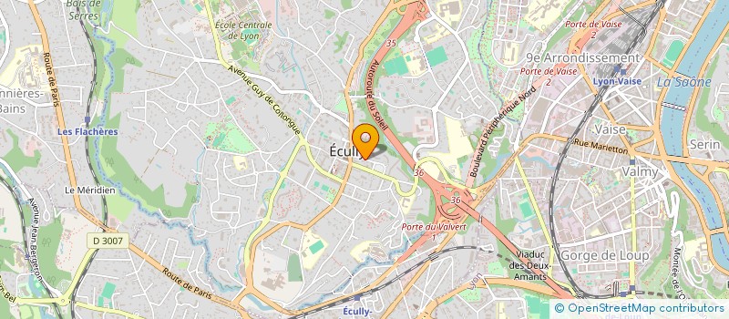 localisation de l'entreprise SAPIN  ECULLY