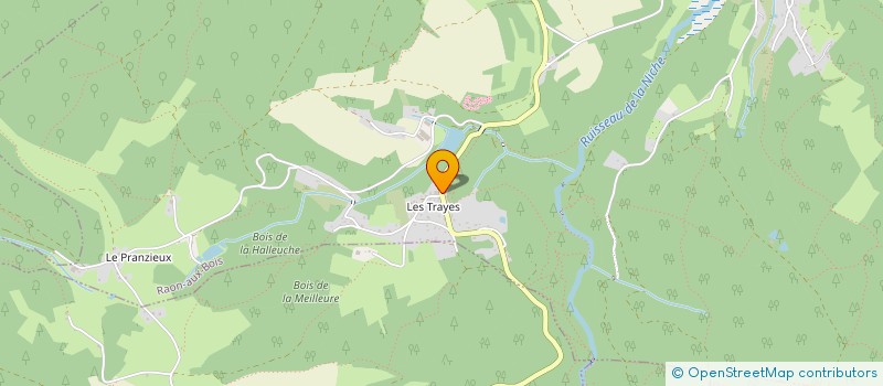 localisation de l'entreprise SAPIN BLEU  RAON-AUX-BOIS