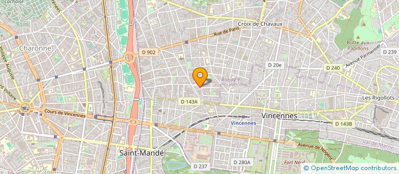 localisation de l'entreprise SAPINHO PRODUCTION à MONTREUIL
