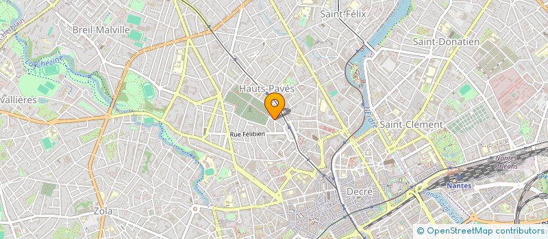 localisation de l'entreprise SAPINIERE ATLANTIQUE à NANTES