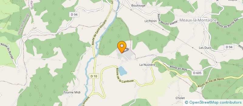 localisation de l'entreprise SAPINS DE BOIS GUILLAUME  RONNO