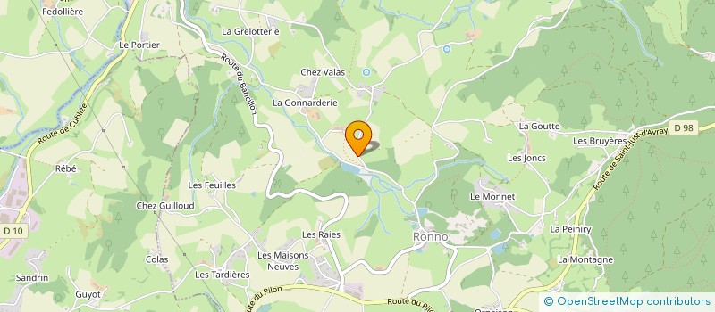 localisation de l'entreprise SAPINS FARGES  RONNO