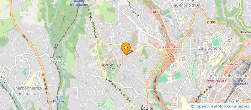 localisation de l'entreprise SAPIO à ECULLY