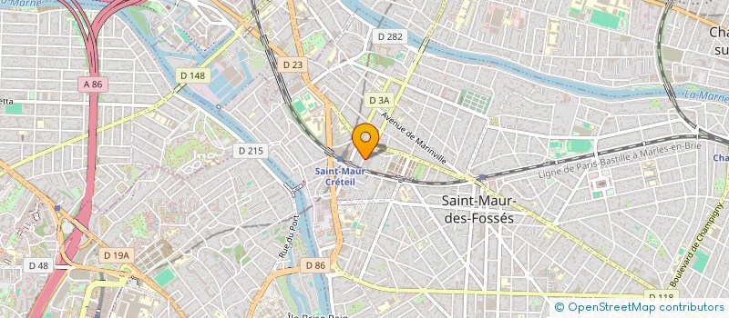 localisation de l'entreprise SAPJFD PRO  SAINT-MAUR-DES-FOSSES