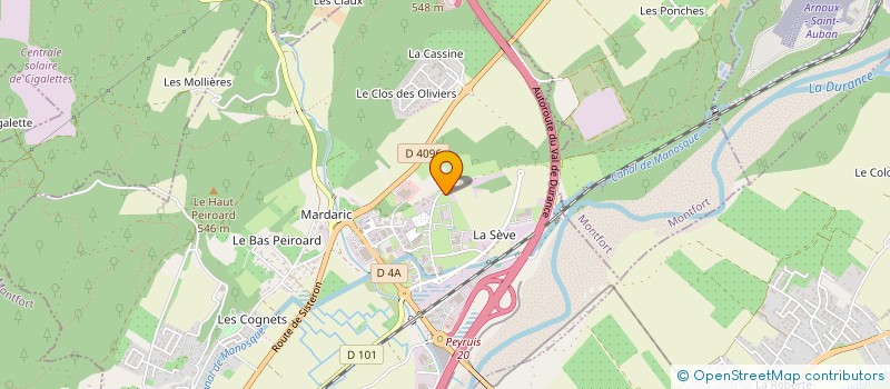 localisation de l'entreprise SAPONALIA à PEYRUIS