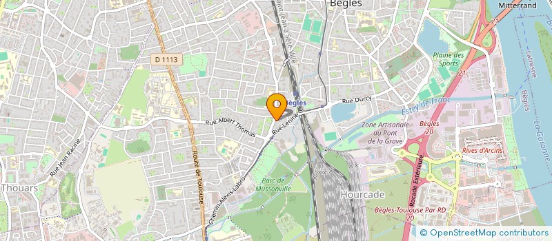localisation de l'entreprise SAPORE & GUSTO à BEGLES