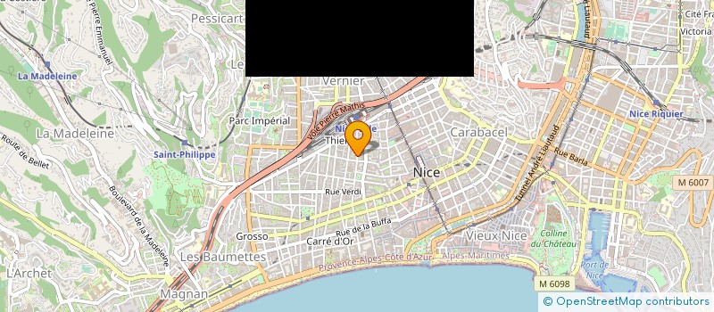 localisation de l'entreprise SAPORI à NICE