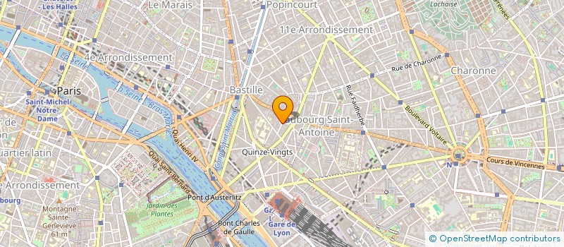 localisation de l'entreprise SAPORI D'ITALIA  PARIS