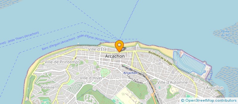 localisation de l'entreprise SAPORI DEL MONDO à ARCACHON