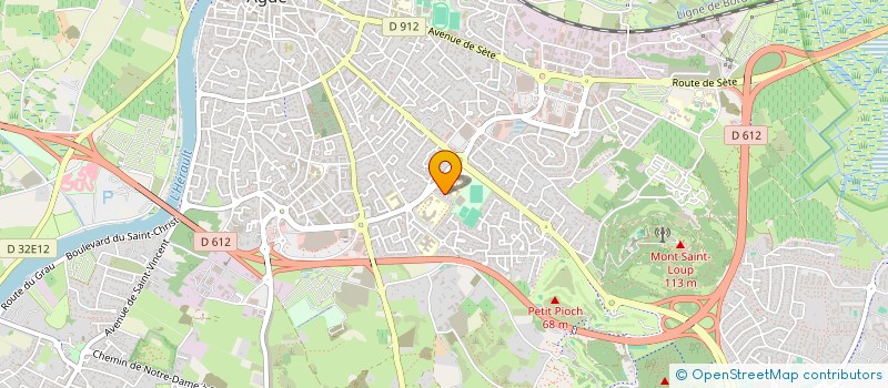 localisation de l'entreprise SAPORI DI CASA AGDE  AGDE