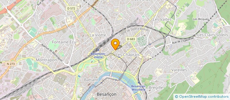 localisation de l'entreprise SAPORI DI SICILIA à BESANCON