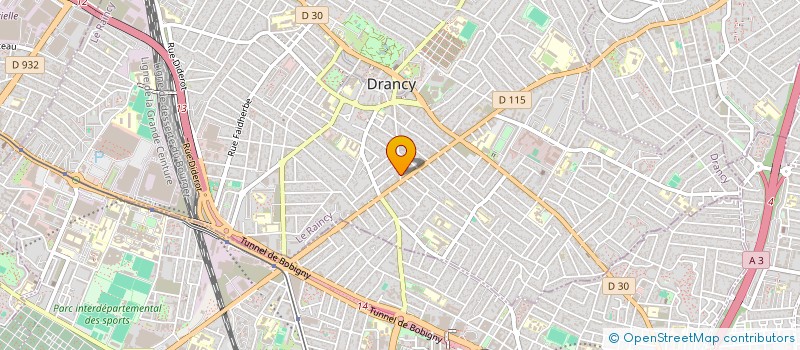 localisation de l'entreprise SAPORI E GUSTO à DRANCY