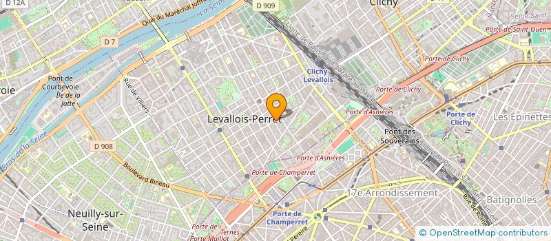 localisation de l'entreprise SAPORI SICILIANI à LEVALLOIS-PERRET
