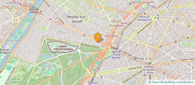 localisation de l'entreprise SAPORIGA à NEUILLY-SUR-SEINE