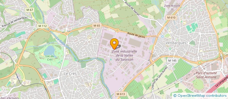 localisation de l'entreprise SAPORITA à VENDARGUES